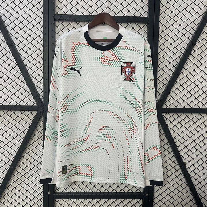 2025 Long Sleeve Portugal Away Football Shirt 1:1 Thai Quality
