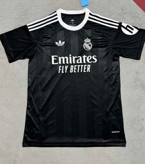 2025/2026 Real Madrid Goalkeeper Black Football Shirt