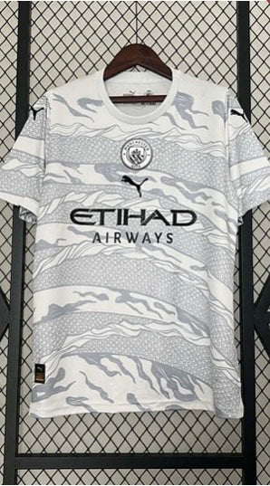 2023/2024 Manchester City Special Edition Grey Football Shirt